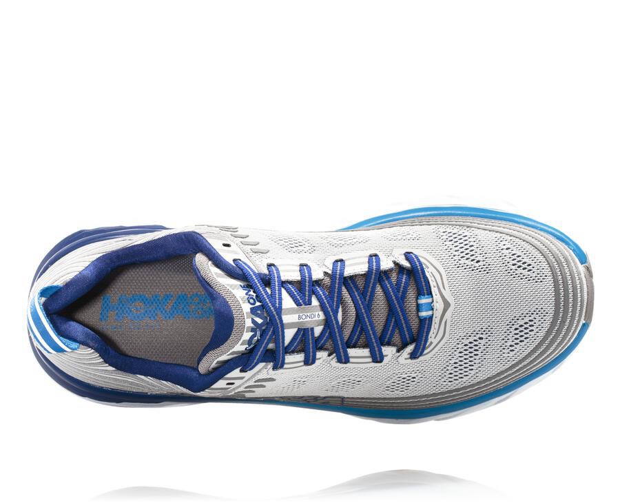 Hoka One One Koşu Ayakkabısı Erkek Gri - Bondi 6 - CM5429013